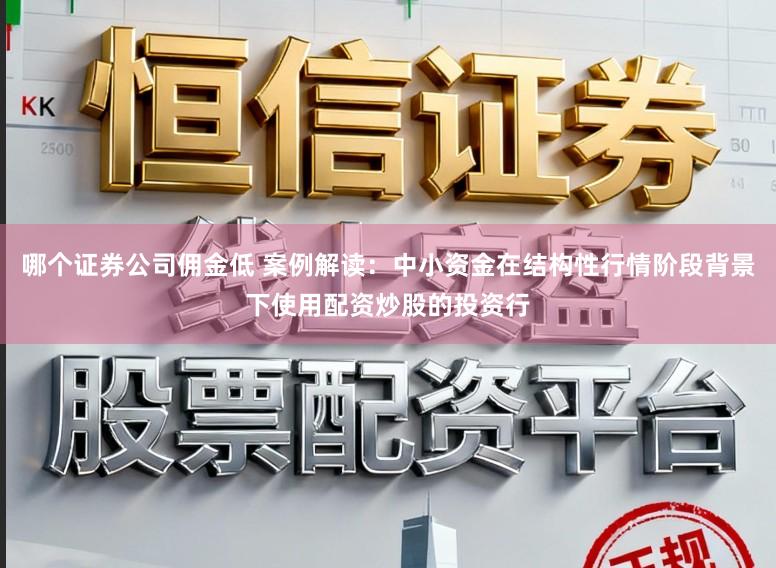 哪个证券公司佣金低 案例解读:中小资金在结构性行情阶段背景下使用配资炒股的投资行