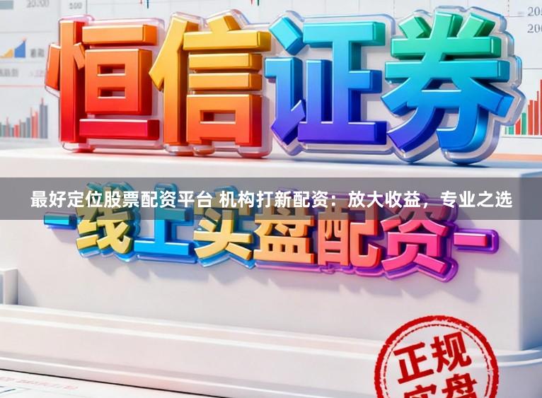 最好定位股票配资平台 机构打新配资:放大收益,专业之选