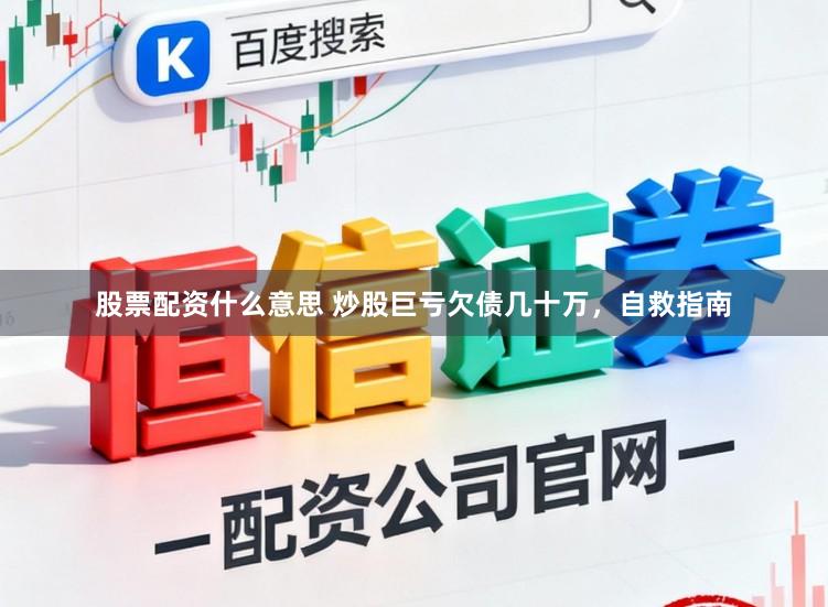 股票配资什么意思 炒股巨亏欠债几十万，自救指南